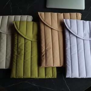 Cute Puffy Quilted Laptop Sleeve for 15-16 Inch
