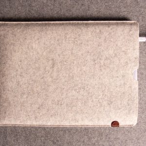 Minimalist Merino Wool Felt MacBook Sleeve Padded Case
